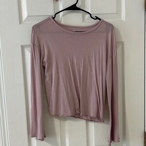 Women's Mauve Long Sleeve Top